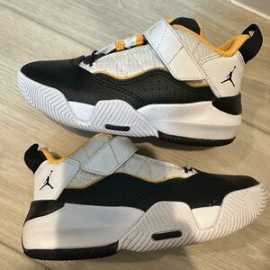 Jordan Stay Loyal yellow/ black/white boys size 12c